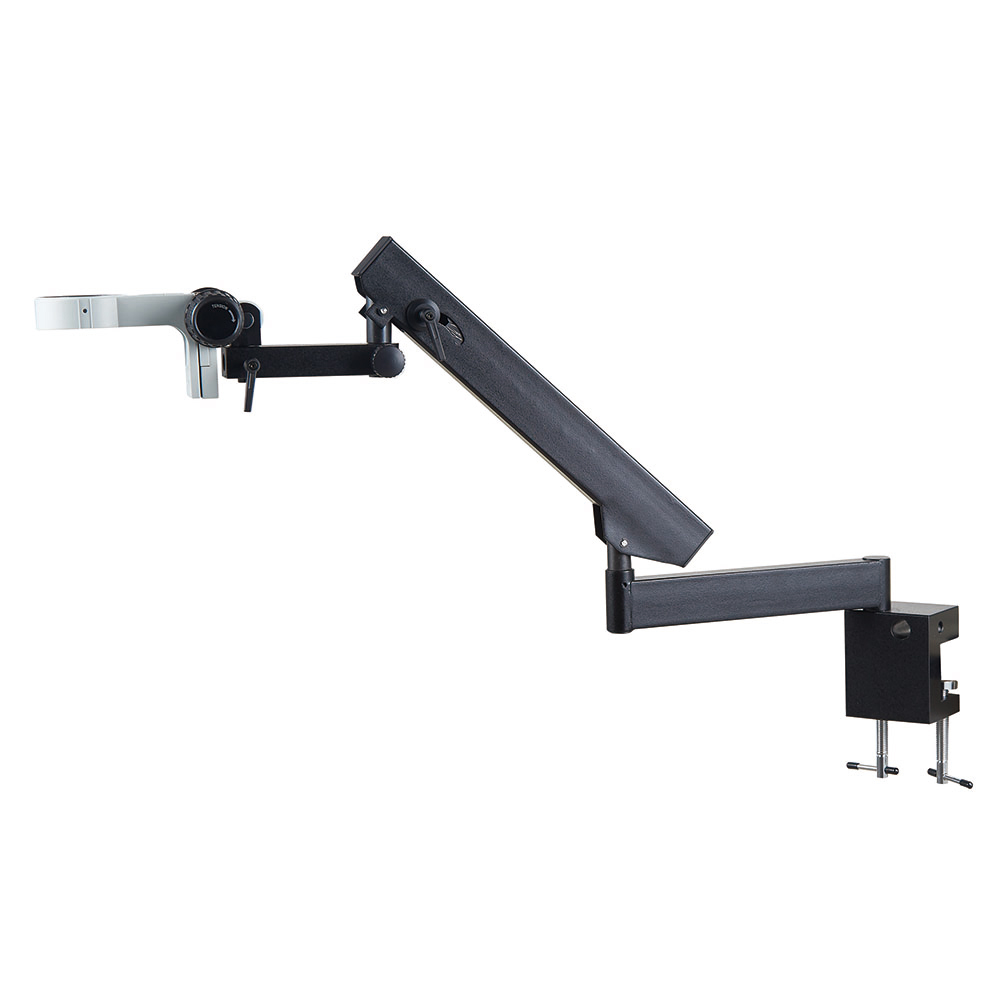 กล้องจุลทรรศน์แบบยึดแขนปรับได้ - Trinocular Stereo Microscope 7X-45X บทวิจารณ์และราคา