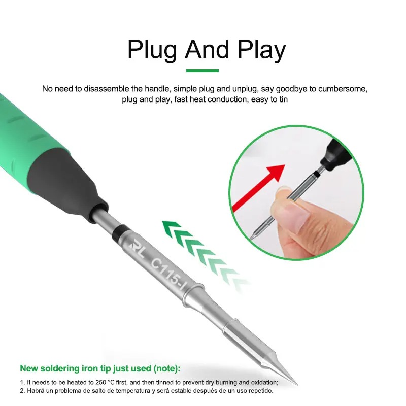 RELIFE C115-K/I/IS Nano-ระดับ  - C115 Nano Soldering Iron Station บทวิจารณ์และราคา
