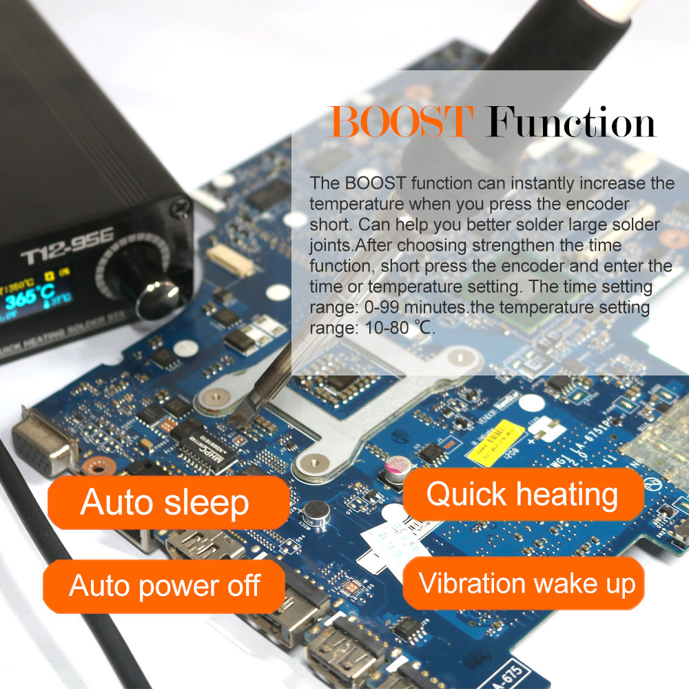 QUECOO T12-956 การประสาน สถานี - T12 Soldering Station Oled บทวิจารณ์และราคา